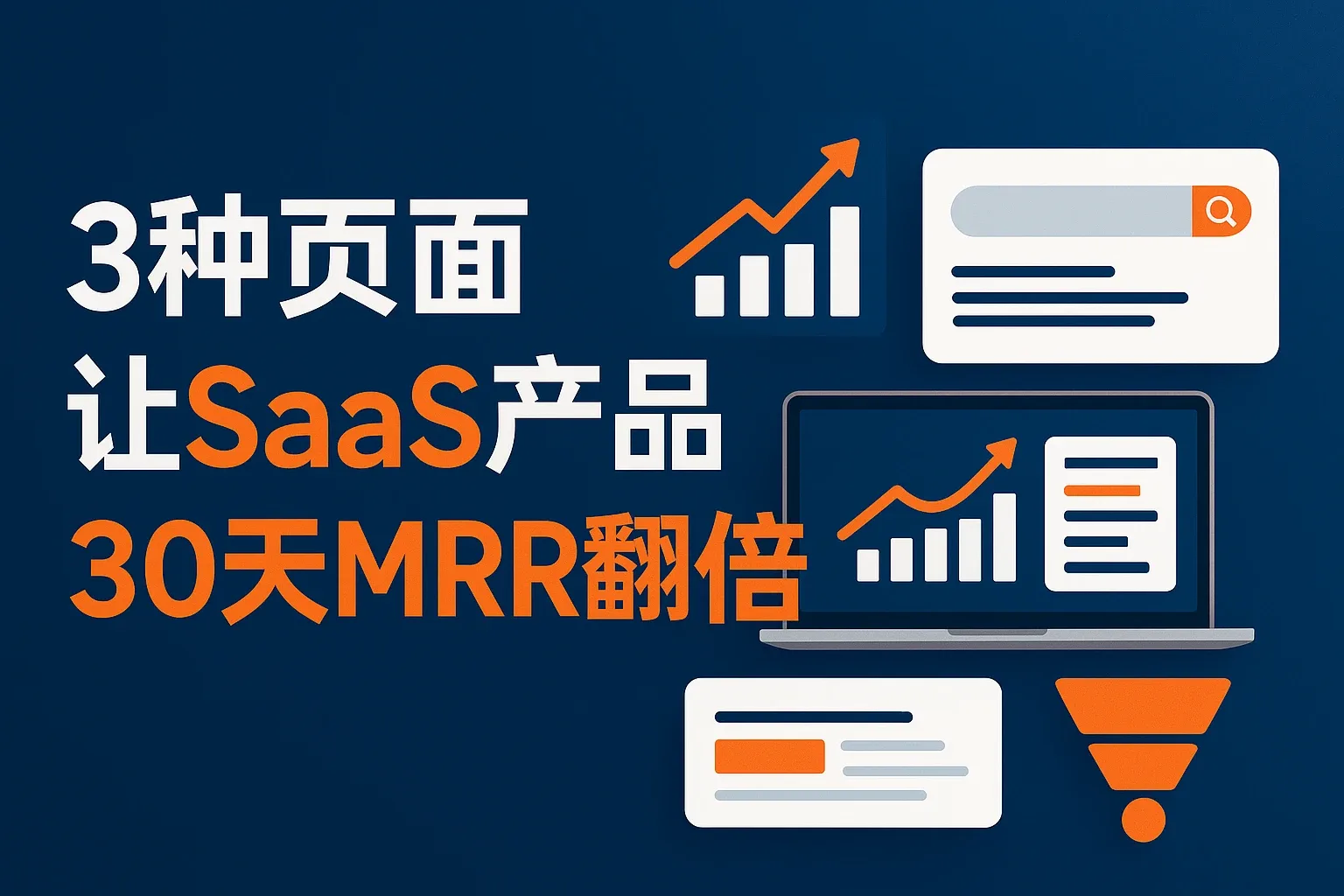 我用这3种页面,让SaaS产品30天涨粉2000+,月入增加10万